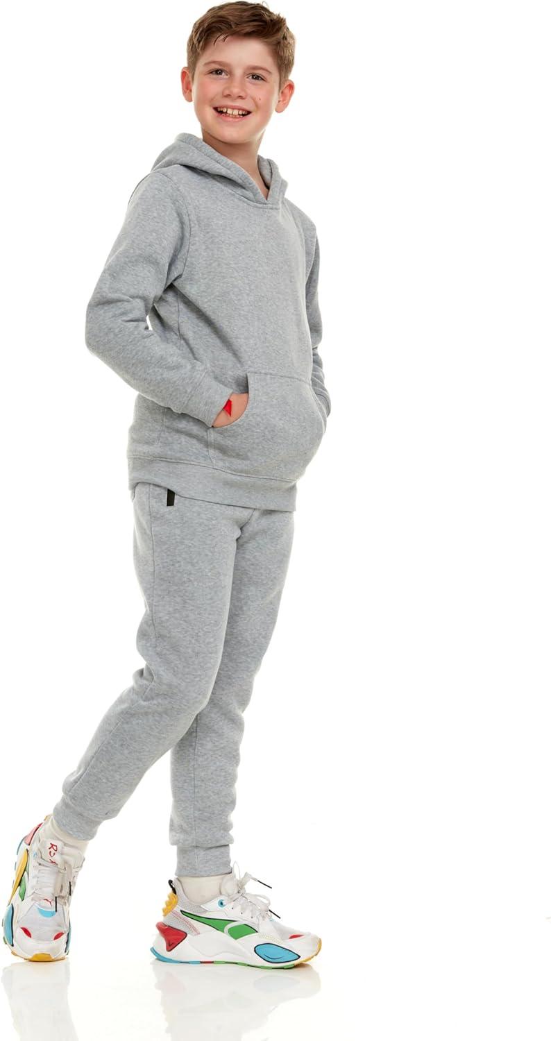 imagePURE CHAMP Boys Hoodies 3 Pack Fleece Pullover ampamp ZipUp Sweatshirts for Boys Kids Youth Plain Basic Everyday Wear Sizes 420Set1