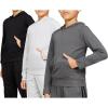 imagePURE CHAMP 3 Pack Mesh Boys Hoodies Active Athletic Quick Dry Pullover Hoodies For Boys Essentials Hoodie Lightweight 420Set 1