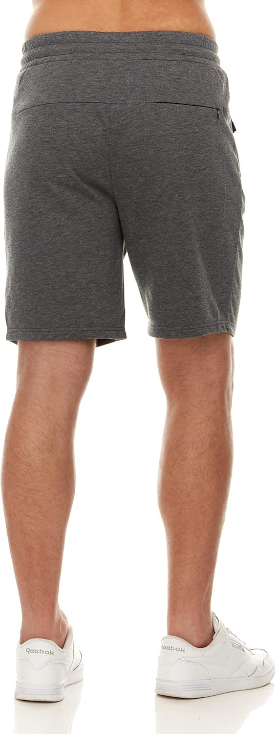 imagePURE CHAMP Athletic Shorts for Men 3 Pack Casual Shorts 8 Basketball Gym Shorts with Zipper Pockets Size Small 3XLSet01